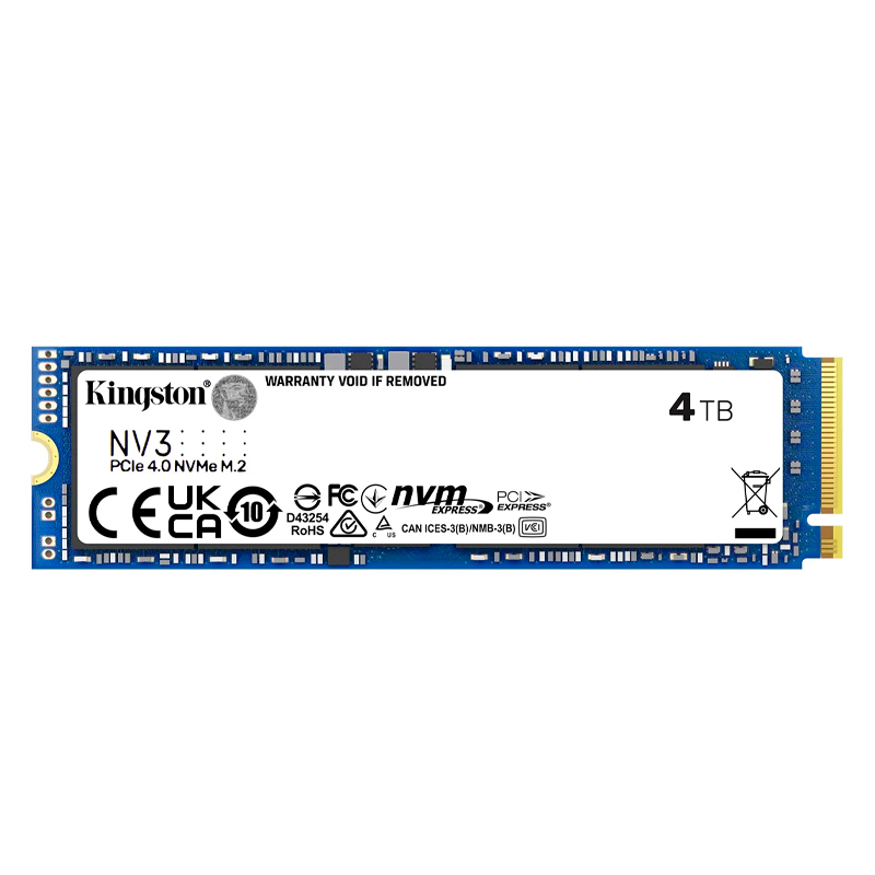 [452113] Unidad en estado solido Kingston 4000GB NV3 PCIe 4.0 NVMe M.2 SSD