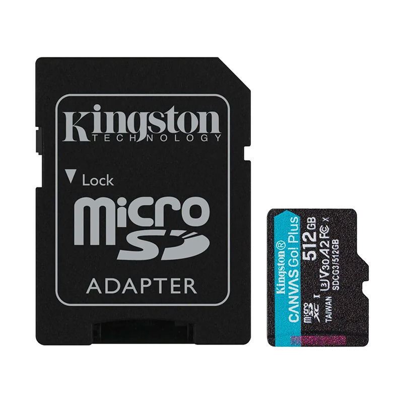 [479871] Tarjeta de Memoria Kingston Micro SD 512GB Canvas Go! Plus
