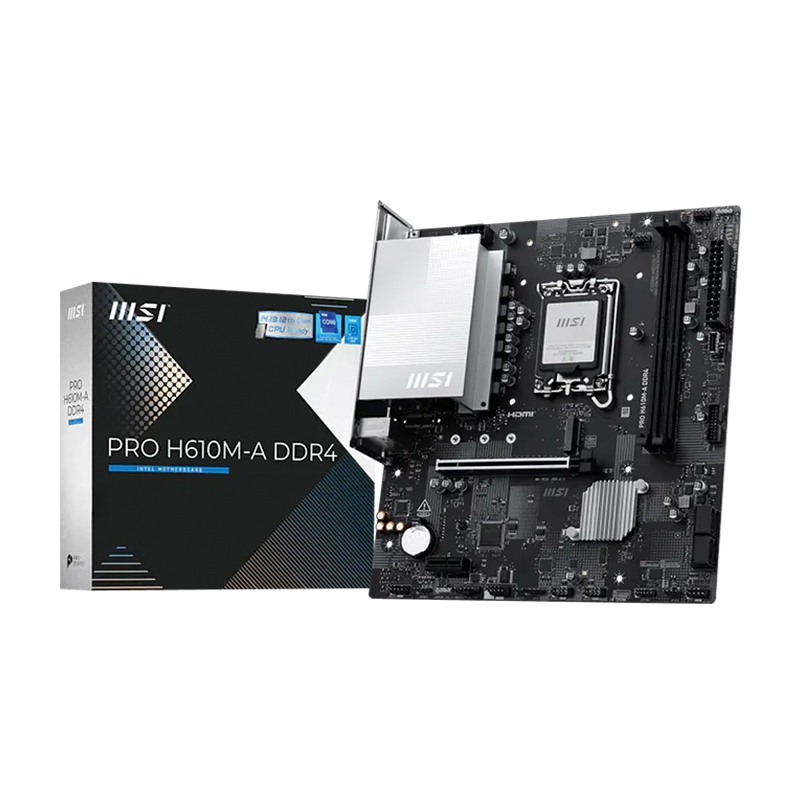 [510389] Motherboard MSI PRO H610M-A DDR4, Chipset Intel H610, LGA1700, mATX