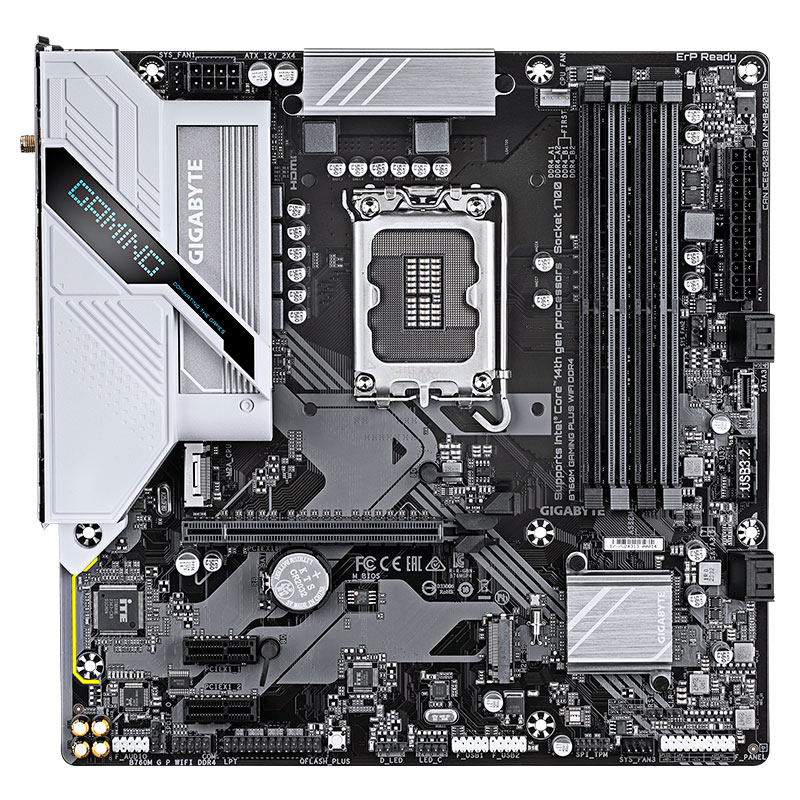 [448222] Motherboard Gigabyte B760M GAMING PLUS WIFI DDR4, Chipset Intel B760, LGA1700, mATX