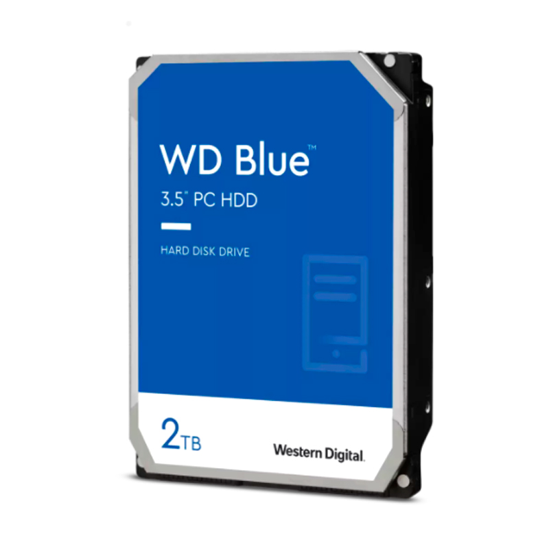 Disco duro Western Digital Blue WD20EZBX, 2TB, SATA 6GB/s, 3.5" 7200rpm, Cache 256MB