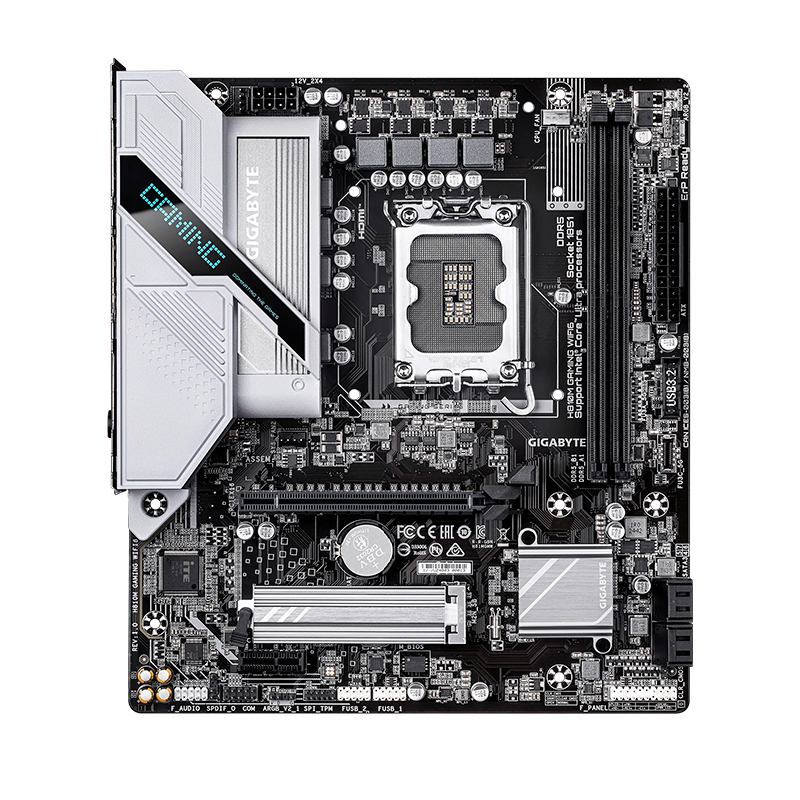 Motherboard GIGABYTE H810M GAMING WIFI6, Chipset Intel H810, LGA 1851, micro-ATX