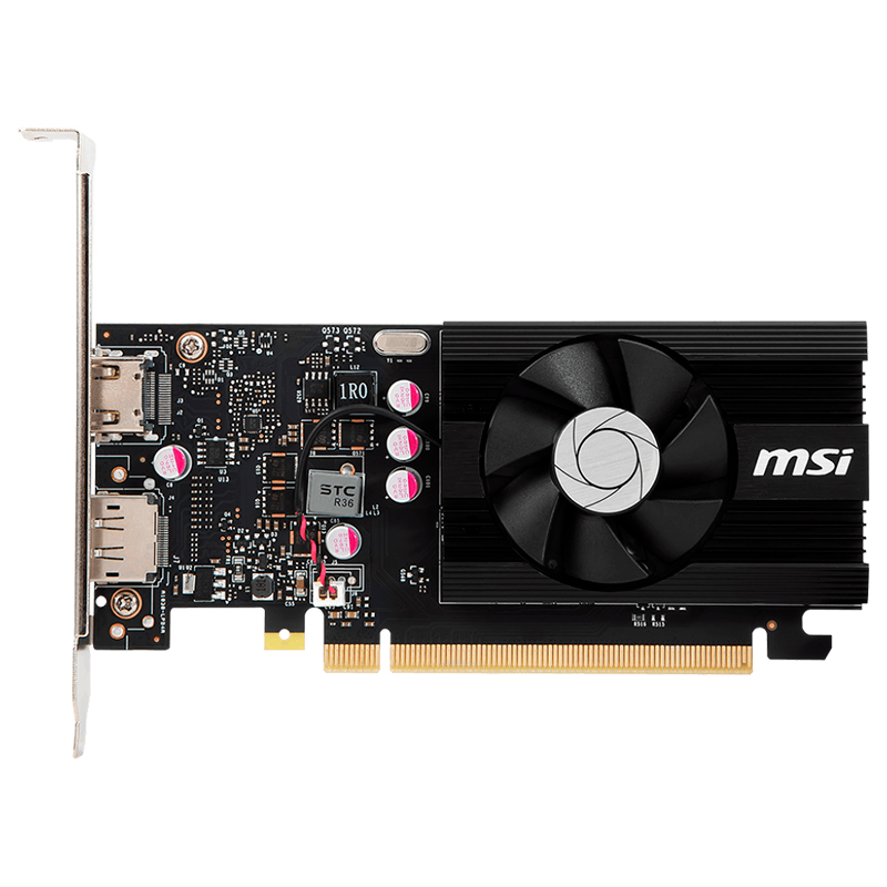 [430251] Tarjeta de video MSI GeForce GT 1030 4GD4 LP OC, 4GB DDR4, PCIe Gen 3.0 x16 (Utiliza x4)