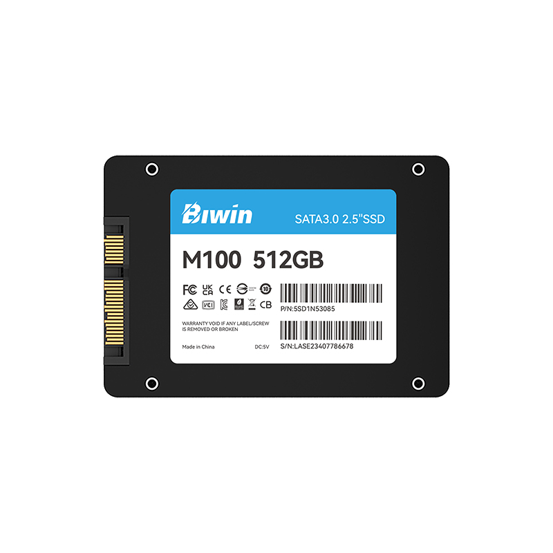 [468238] Unidad en estado solido Biwin M100, 512GB, SATA 6Gb/s, 2.5"