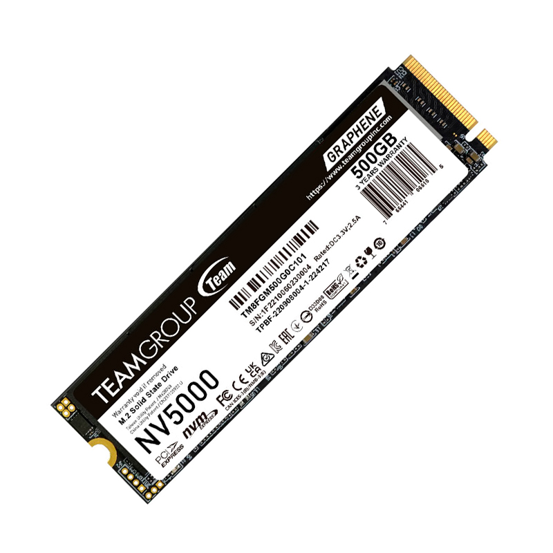 [514439] Unidad en estado solido TeamGroup NV5000, 500GB M.2 PCIe SSD, 4,500 MB/s
