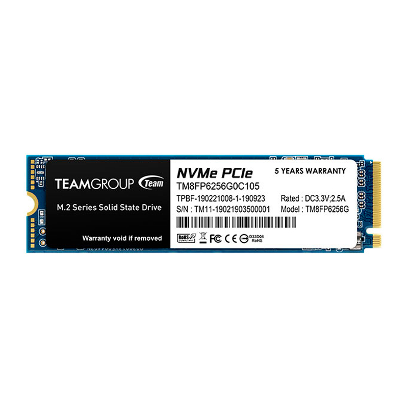 [352374] Unidad en estado solido MP33 M.2 PCIe SSD, 256GB, DC +3.3V