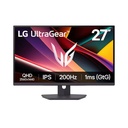 Monitor Gaming LG UltraGear G6, 27” QHD/IPS/200Hz/1ms (GtG)/HDMI x2/DP/Headphone-out