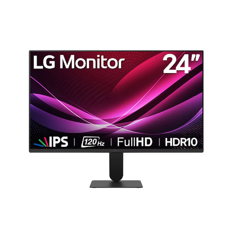 [503544] Monitor Plano LG 24U411A-B, 23.8" FHD IPS, 120HZ ,5MS,HDMI, VGA,Headphone Out