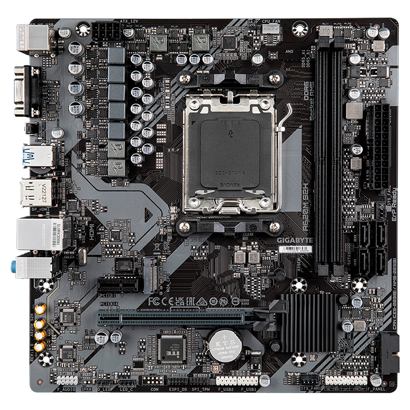 [426393] Motherboard Gigabyte A620M S2H (rev. 1.0) Chipset AMD A620, Socket AM5, Micro ATX