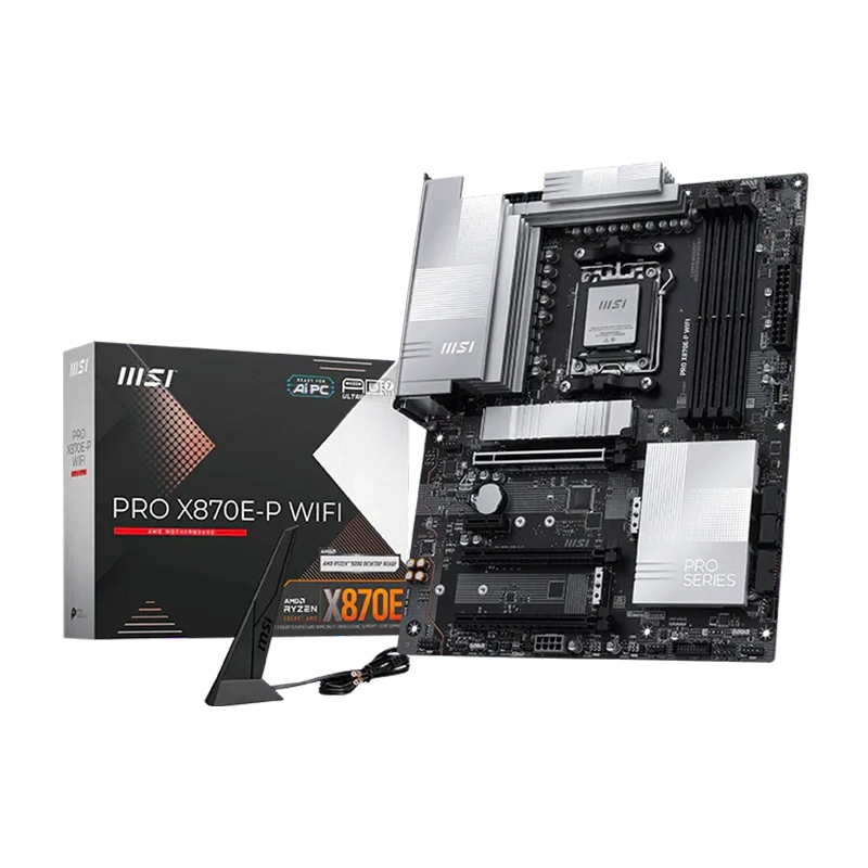 Motherboard MSI PRO X870E-P WIFI, Chipset AMD X870E, Socket AMD AM5, ATX