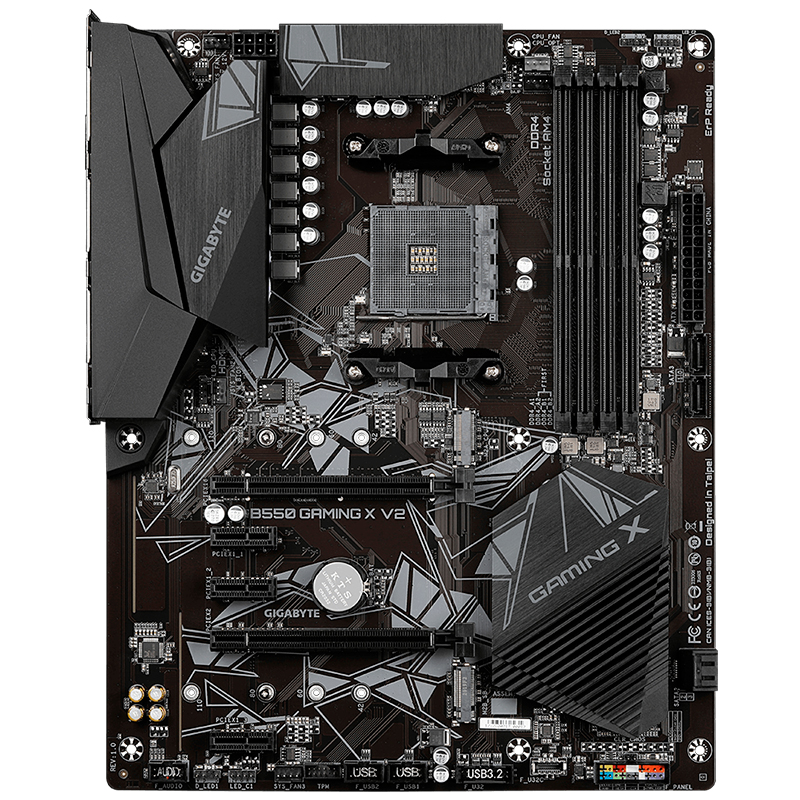 Motherboard Gigabyte B550 GAMING X V2 (rev. 1.0), Chipset AMD B550, Socket AMD AM4, ATX