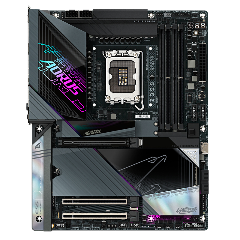 [458780] Motherboard GIGABYTE Z890 AORUS MASTER, Chipset Intel Z890, LGA 1851, ATX