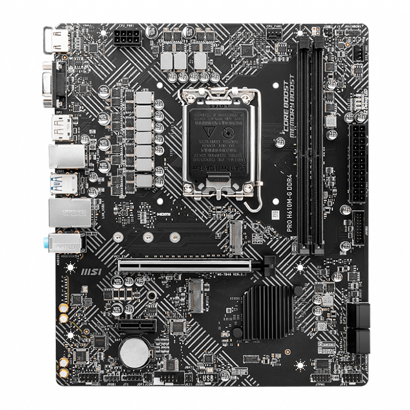 [392573] Motherboard MSI PRO H610M-G DDR4, Chipset Intel H610, LGA1700, mATX