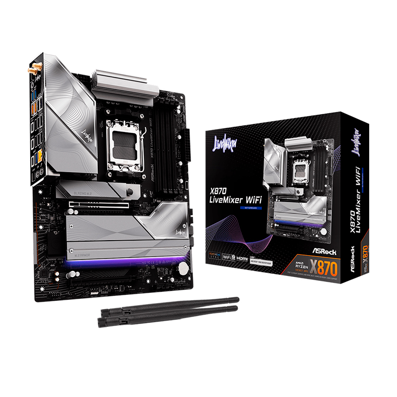 MB AR X870 LIVEMIXER WIFI DDR5