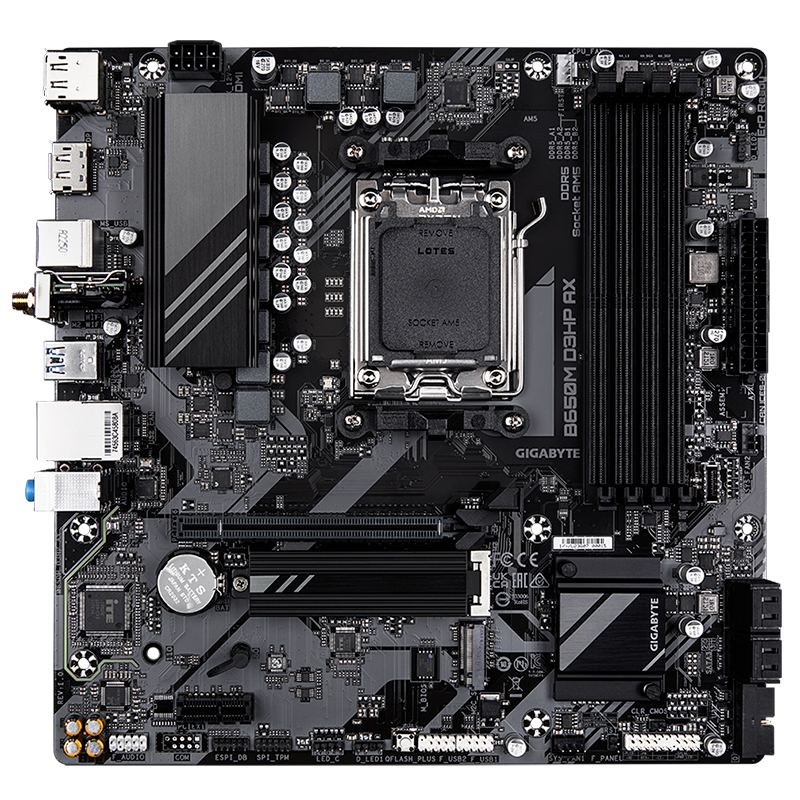 [458772] Motherboard Gigabyte B650M D3HP AX, Chipset AMD B650, Socket AMD AM5, mATX