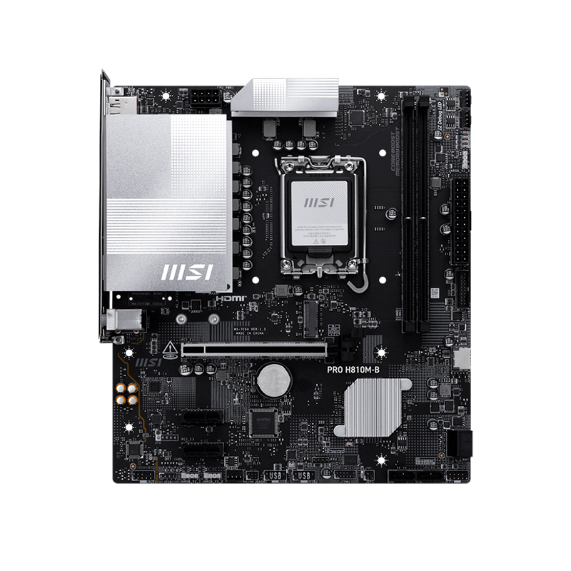 [503292] Motherboard MSI PRO H810M-B, Chipset Intel H810, LGA 1851, HDMI, DP, mATX
