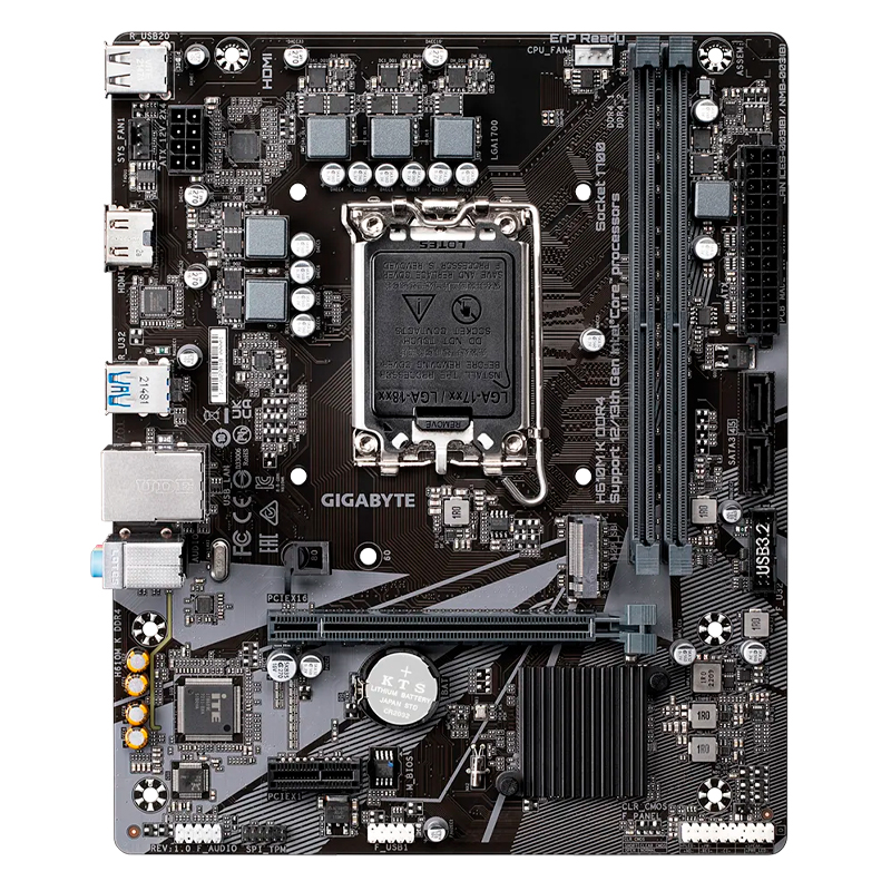 [430192] Motherboard Gigabyte H610M K DDR4 (rev. 1.0) Chipset Intel H610, LGA1700, Micro ATX