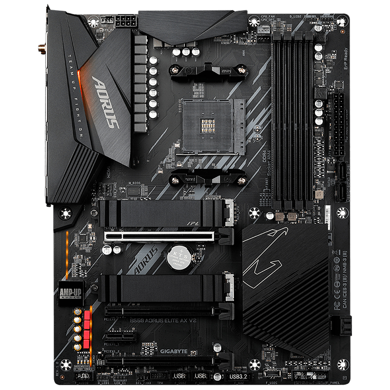 [364528] Motherboard Gigabyte B550 AORUS ELITE AX V2 (rev.1.0) Chipset AMD B550 Socket AMD AM4, ATX