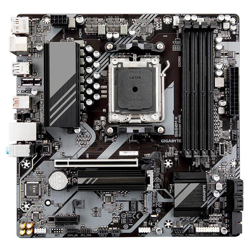 [438946] Motherboard Gigabyte B650M K, AM5, DDR5, HDMI, DP, HD Audio.
