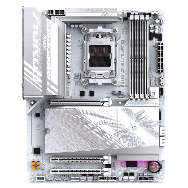 [469283] Motherboard GIGABYTE B850 AORUS ELITE WIFI7 ICE, Chipset AMD B850, Socket AMD AM5, ATX