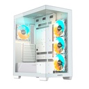 Case GIGABYTE C500 PANORAMIC STEALTH ICE, Mid Tower