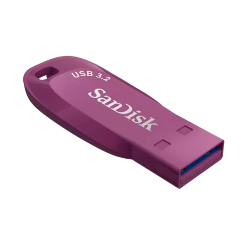 Memoria Flash USB SanDisk Ultra Shift, 32GB, USB 3.2 Gen 1, Color Lila