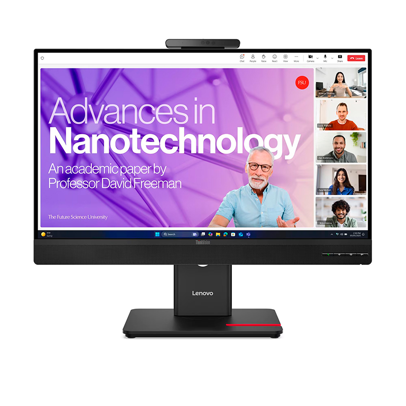 Monitor Lenovo ThinkVision T24-4v, 23.8" WLED FHD/IPS/HDMI/DP/VGA/USB-A x3/USB-B/USB-C