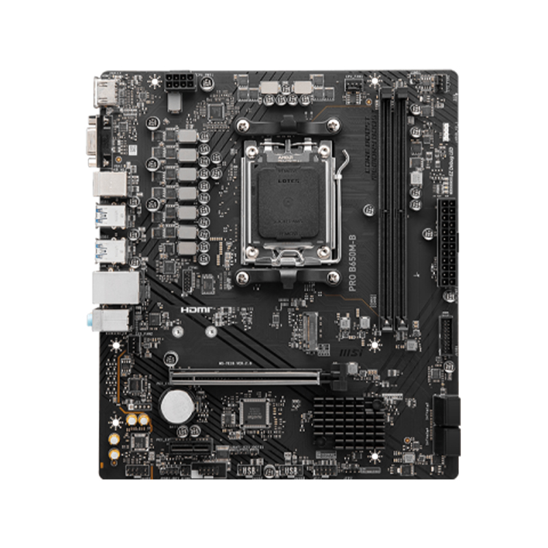 [469101] Motherboard MSI PRO B650M-B, Chipset AMD B650, Socket AMD AM5, mATX