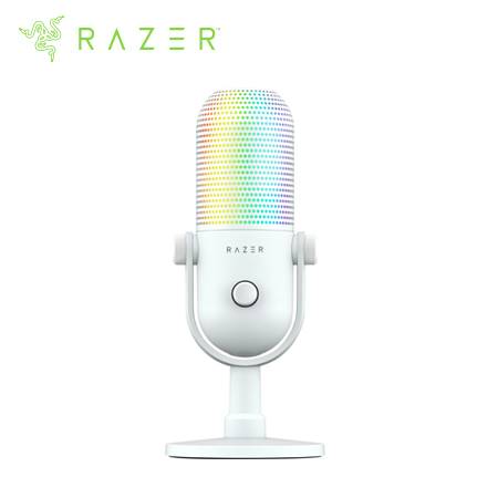 [0029495] MICROFONO RAZER SEIREN V3 CHROMA USB STREAMING SUPERCARDIOIDE C/N SENSOR TOUCH SILENT WHITE (RZ19-05060200-R3U1)