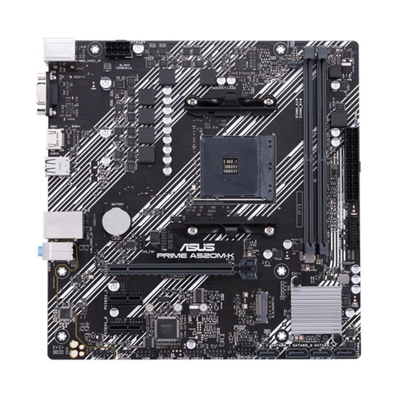 Motherboard ASUS PRIME A520M-K/CSM, Chipset AMD A520, Socket AMD AM4, mATX