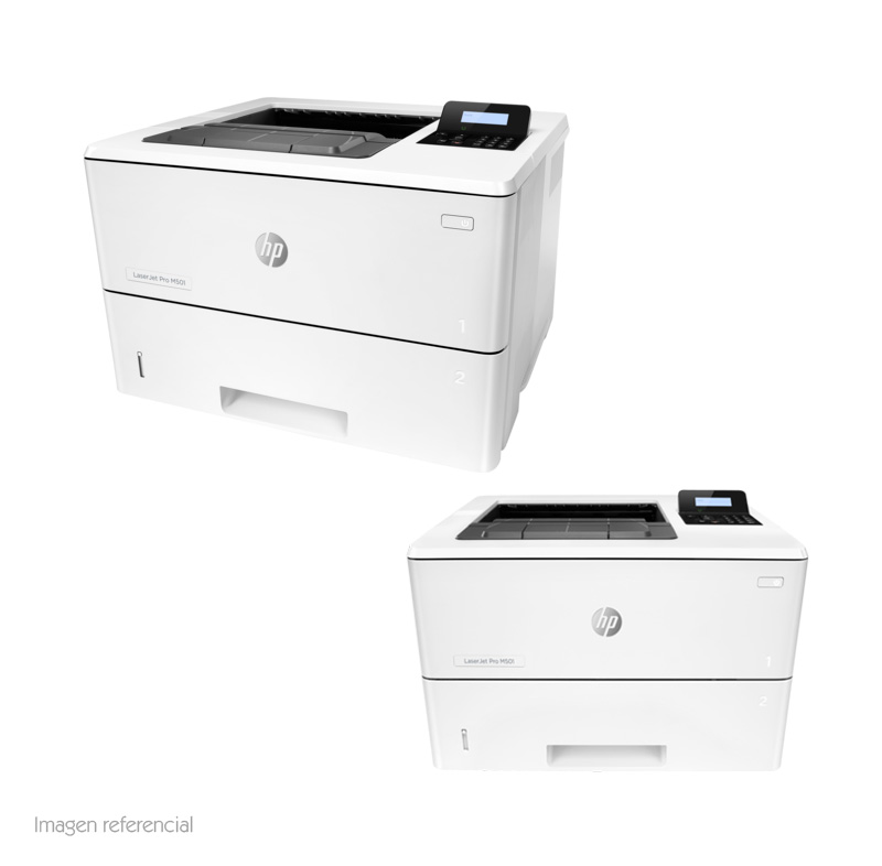 Impresora HP LaserJet Pro M501dn, 45 ppm, 4800x600 dpi, LAN/USB.
