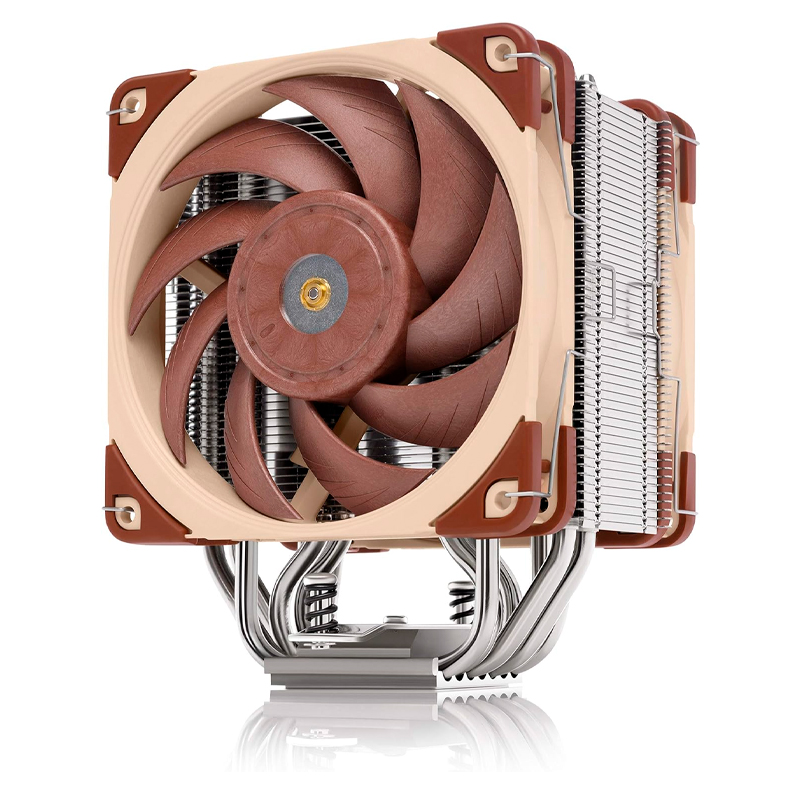 Fan-Cooler Noctua NH-U12A NF-A12x25 PWM, Dual, Premium para CPU (120mm/Marron/22.6 dB)
