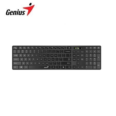 [0031055] TECLADO GENIUS DUAL WIRELESS/BT SLIMSTAR 7250BT AI COPILOT MULTIMEDIA SP BLACK(31320004407)