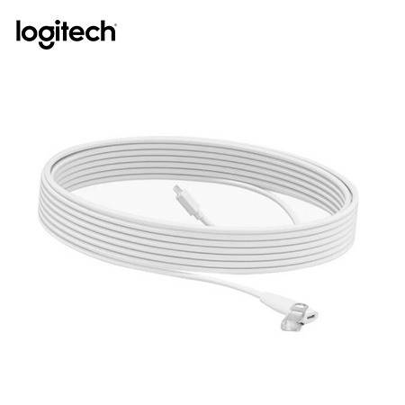 [0027595] CABLE DE EXTENSION LOGITECH B2B P/RALLY MIC POD 10M WHITE (952-000047)