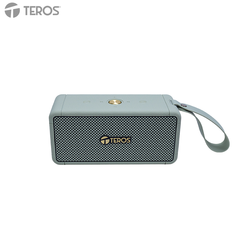 [506390] Parlante inalámbrico TEROS Legacy 6052, 8W, BT 5.3, 4000 mAh, USB, TF, Aux, Verde
