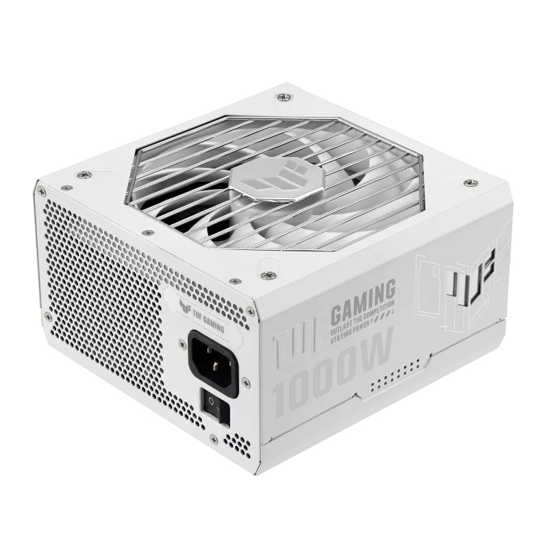 Fuente de alimentación ASUS TUF Gaming 1000W Gold White Edition, 80 PLUS Gold, Formato ATX