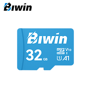 Memoria Flash microSD BIWIN MS100, 32GB, Interfaz: UHS-1, C10, U1, V10, A1