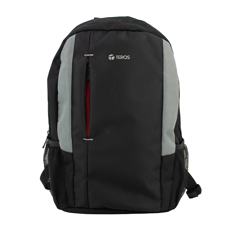 Backpack Teros TE-9040BS, para Notebooks de hasta 15.6", Color Negro/Gris