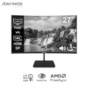 Monitor curvo Advance ADV-2752S, 27" FHD VA, 144Hz, 1ms, HDMI, DP, Audio out, Parlantes