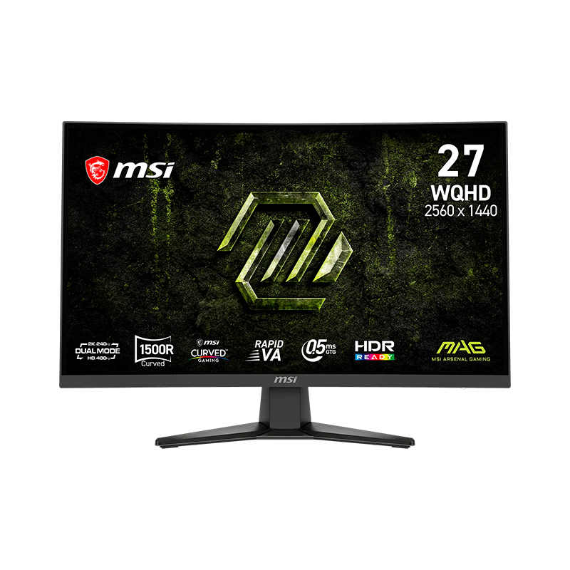 [515118] Monitor Curvo MSI MAG 275CQDF X24, 27" WQHD VA/240Hz/HDMIx2/DP/Headphone-out