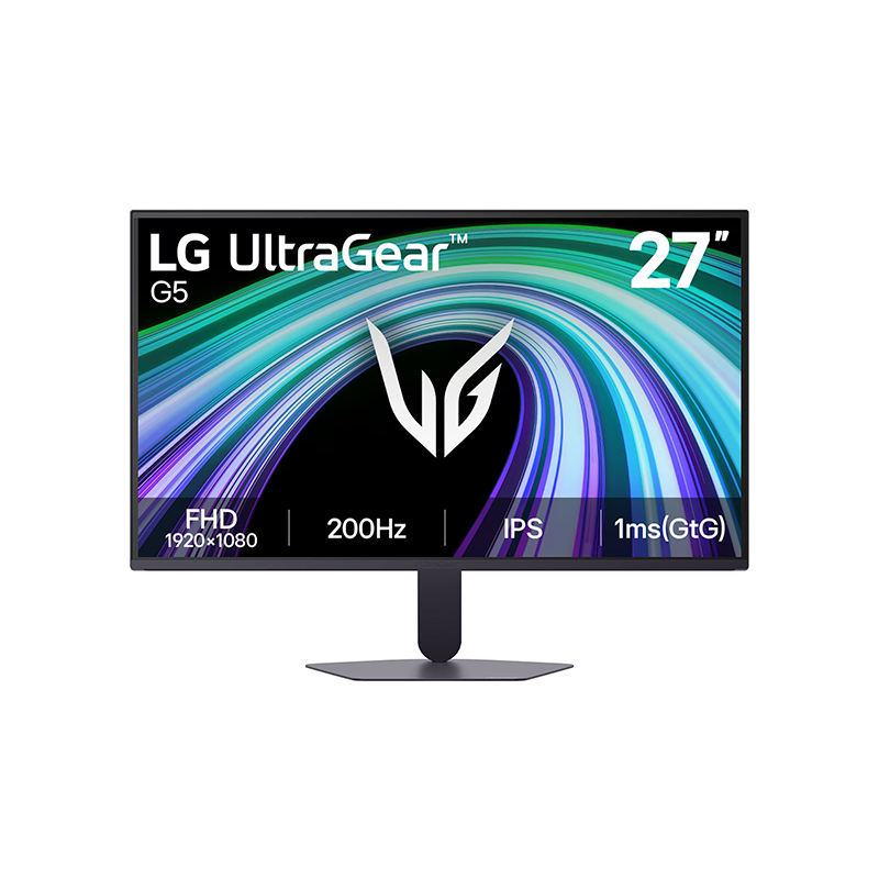 Monitor LG Gaming UltraGear G5, 27”/FHD/IPS/200Hz/HDMIx2/DP/Salida_auriculares (3-Polos)