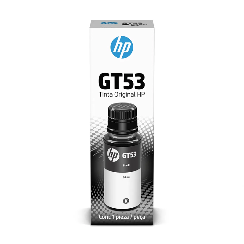 [470756] Botella de tinta original Negra HP GT53 (1VV22AL), 90ml.