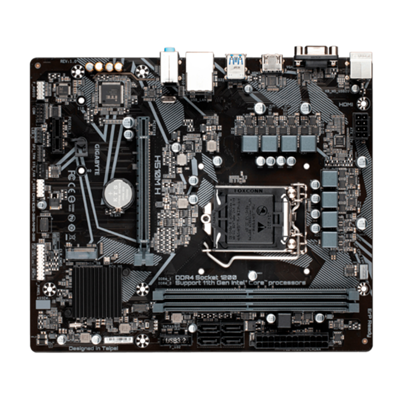 Motherboard Gigabyte H510M H, Chipset Intel H510, LGA1200, mATX