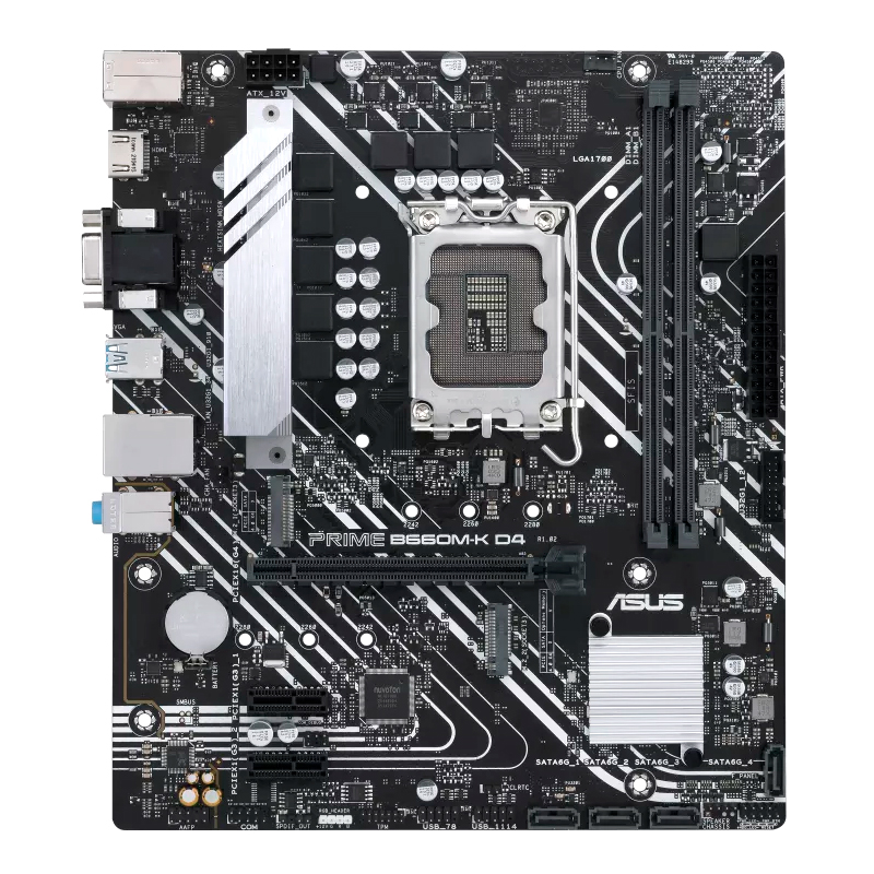 [mbasb660m-kd4] Motherboard ASUS PRIME B660M-K D4, Chipset Intel B660, LGA1700, microATX