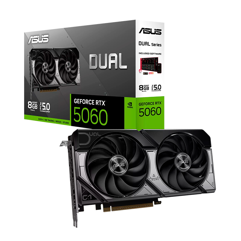 [519906] Tarjeta de video ASUS Dual GeForce RTX 5060 8GB GDDR7, PCI Express Gen 5.0