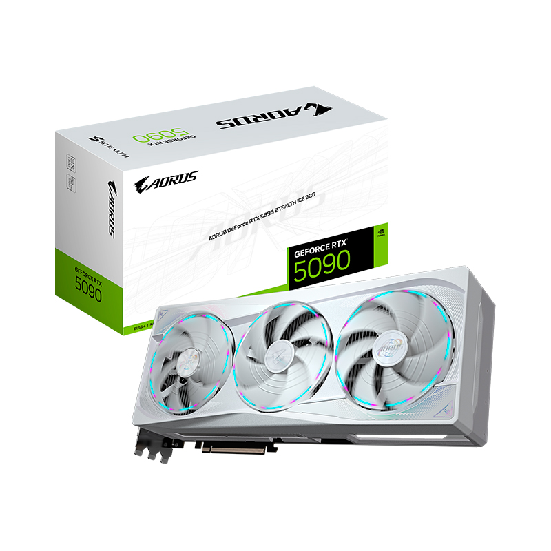 [517333] Tarjeta de video GIGABYTE GeForce RTX 5090 STEALTH ICE 32G, 32GB GDDR7, PCIe Gen 5.0