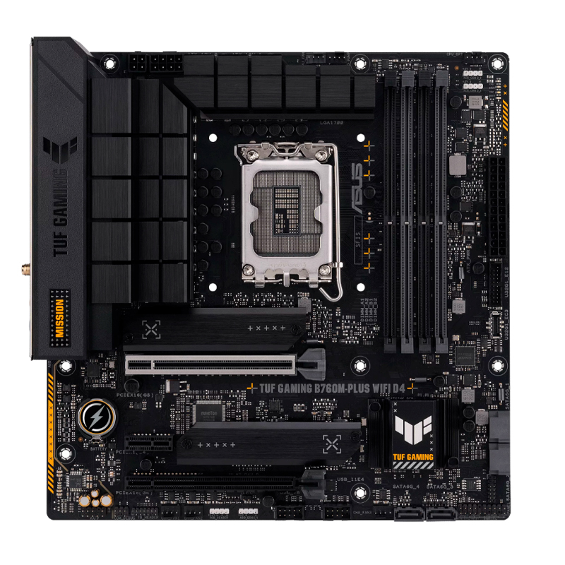 Motherboard ASUS TUF GAMING B760M-PLUS WIFI D4, Chipset Intel B760, LGA1700, mATX