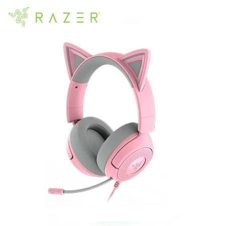 AUDIFONO C/MICROF. RAZER KRAKEN KITTY V3 X MULTI-PLATFORM 40MM 7.1 QUARTZ (RZ04-05350100-R3U1)