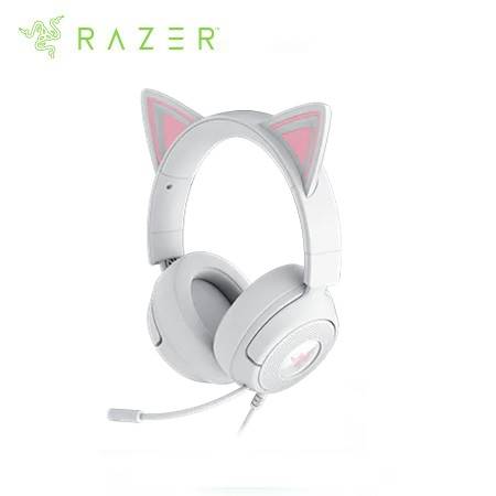 AUDIFONO C/MICROF. RAZER KRAKEN KITTY V3 X MULTI-PLATFORM 40MM 7.1 WHITE (RZ04-05350300-R3U1)