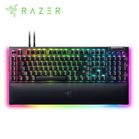 [0028553] TECLADO RAZER BLACKWIDOW V4 PRO MECHANICAL USB-C SWTCH GREEN US 3 ZONAS CHROMA BLACK (RZ03-04680200-R3U1)